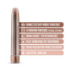 The Collection Lattice 7" Rechargeable Vibe Rose Gold - Image 2