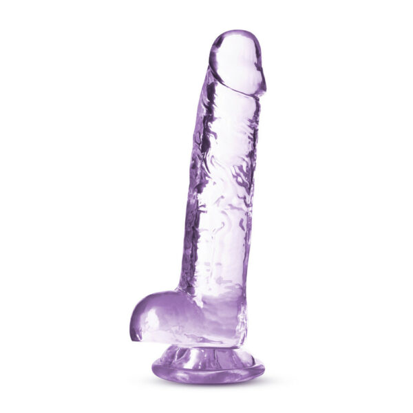 Naturally Yours 7" Crystalline Dildo Amethyst - Image 2