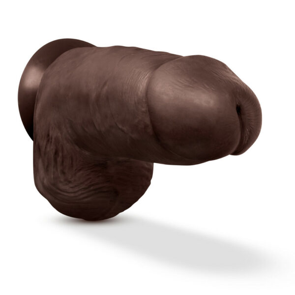 Au Naturel Chub 10" Dildo Chocolate - Image 2