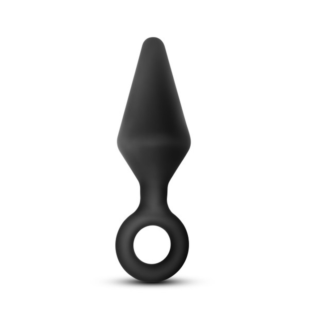 Anal Adventures Platinum Silicone Loop Plug Large Black 2 Anal Adventures Platinum Silicone Loop Plug Large Black - Image 2