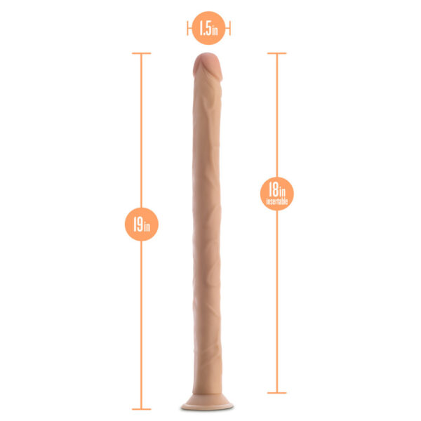 Dr. Skin 19'' Dildo Beige - Image 3