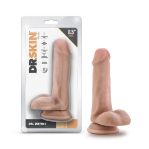 Dr. Skin Dr. Jeffrey 6.5" Dildo With Balls Beige