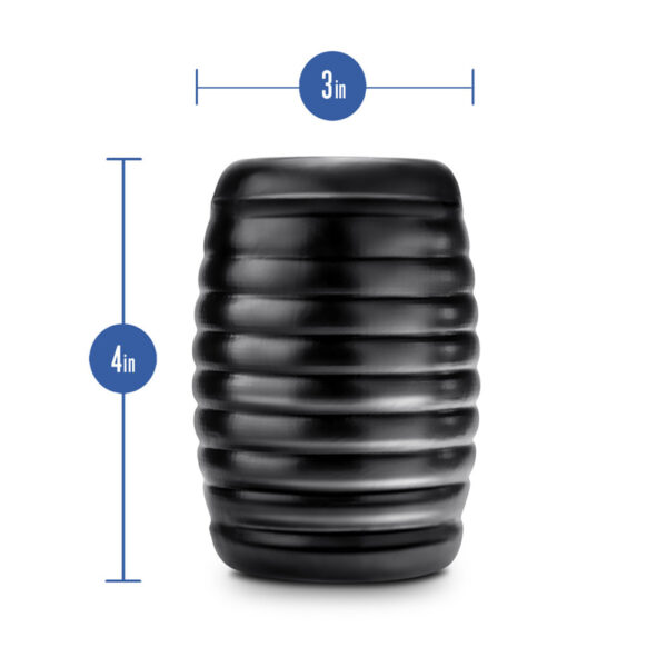 Rize Grasp Self-Lubricating Stroker Black - Image 3