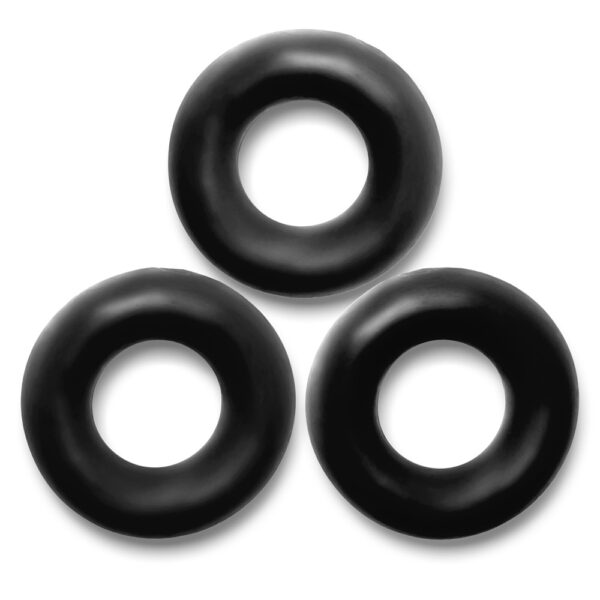 Fat Willy 3-Pack Jumbo Cockrings Black - Image 2