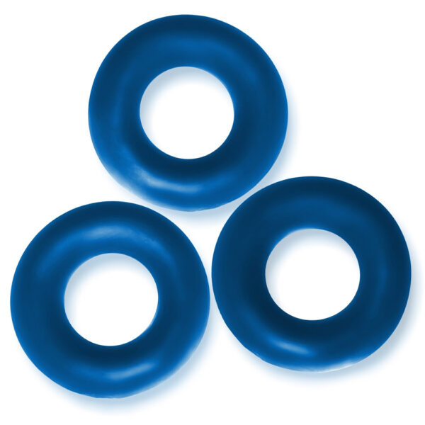 Fat Willy 3-Pack Jumbo Cockrings Space Blue - Image 2