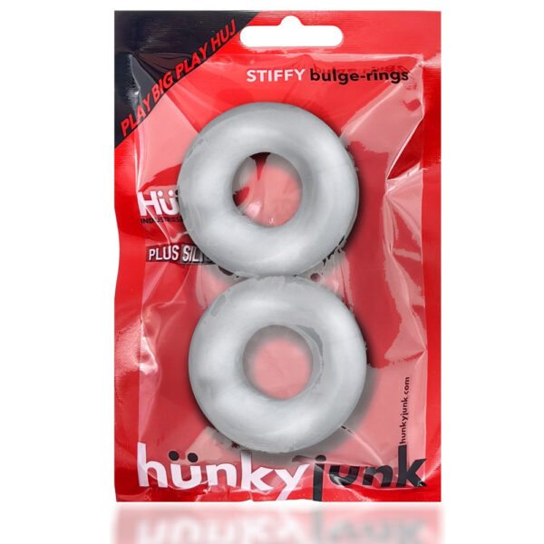 Stiffy 2-Pack Cockrings Clear Ice