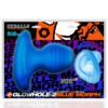 Glowhole-2 Hollow Buttplug W/Led Insert Blue Morph Large