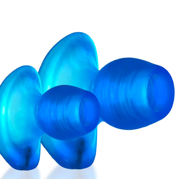 Glowhole-2 Hollow Buttplug W/Led Insert Blue Morph Large - Image 2