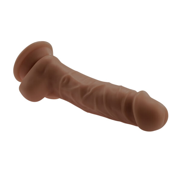 6.5" Natural Feel Dildo Dark - Image 3