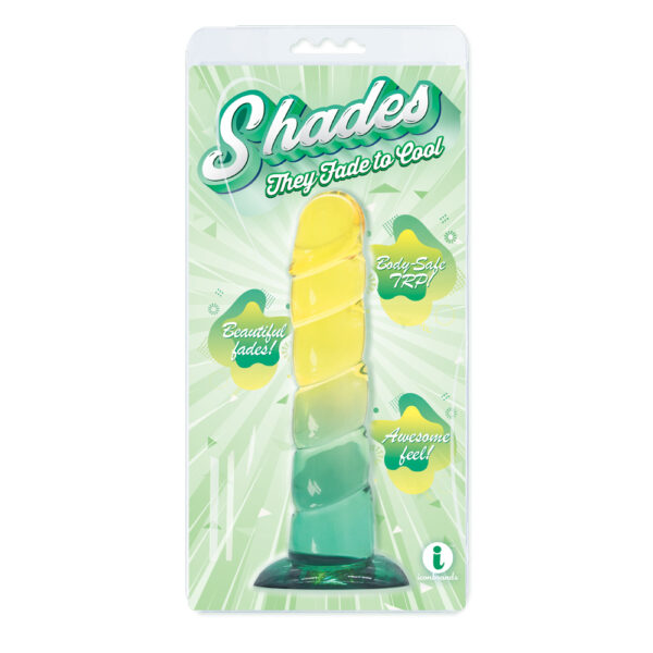 Shades 7.5" Swirl Tpr Yellow And Mint