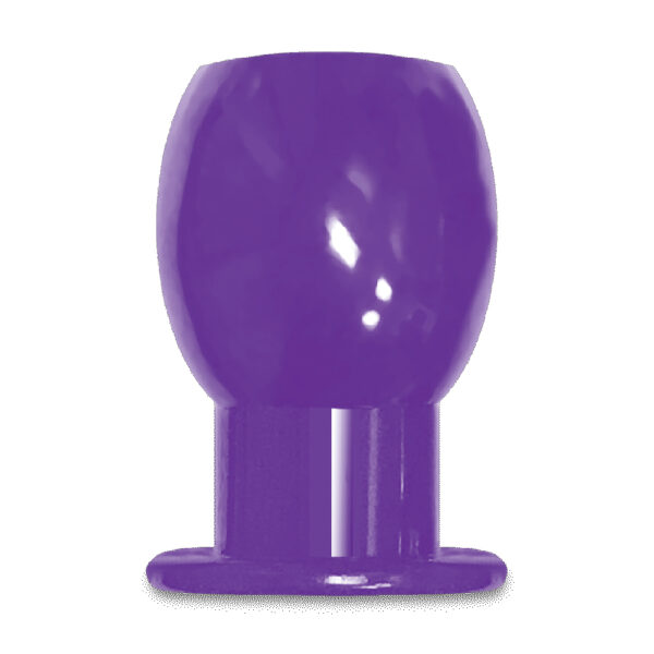 The 9's Port Hole Hollow Butt Plug Purple - Image 2