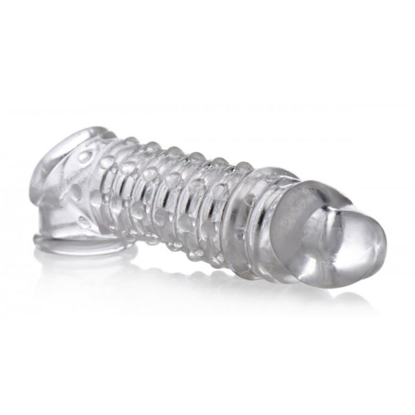 Size Matters 1.5" Penis Enhancer Sleeve Clear - Image 3