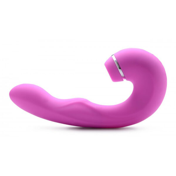 Inmi Shegasm 5 Star Tapping G-Spot Vibe W/ Suction Pink - Image 2