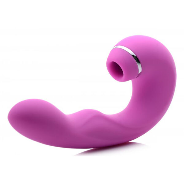 Inmi Shegasm 5 Star Tapping G-Spot Vibe W/ Suction Pink - Image 3