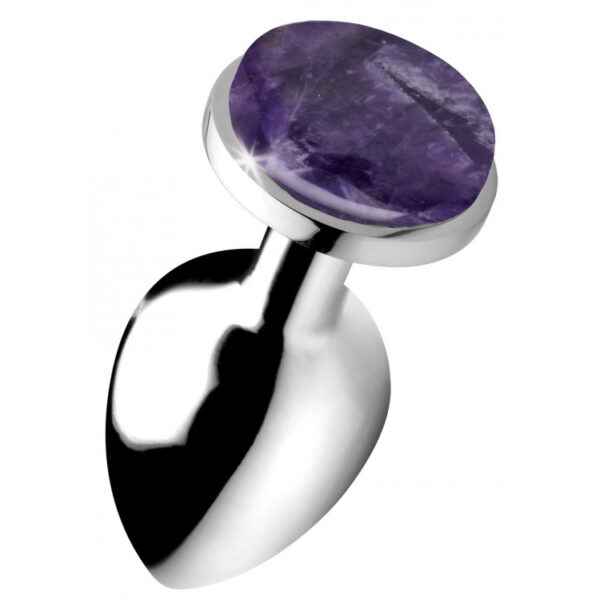 Booty Sparks Gemstones Amethyst Gem Large Anal Plug - Image 2