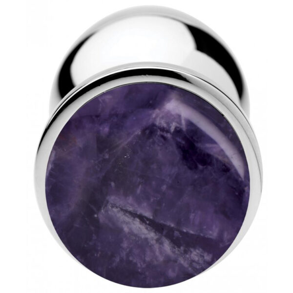 Booty Sparks Gemstones Amethyst Gem Large Anal Plug - Image 3