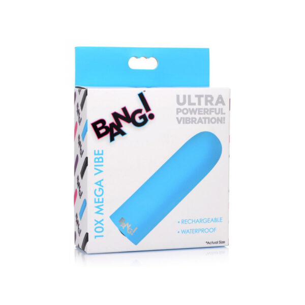 Bang! 10X Mega Silicone Vibrator Blue