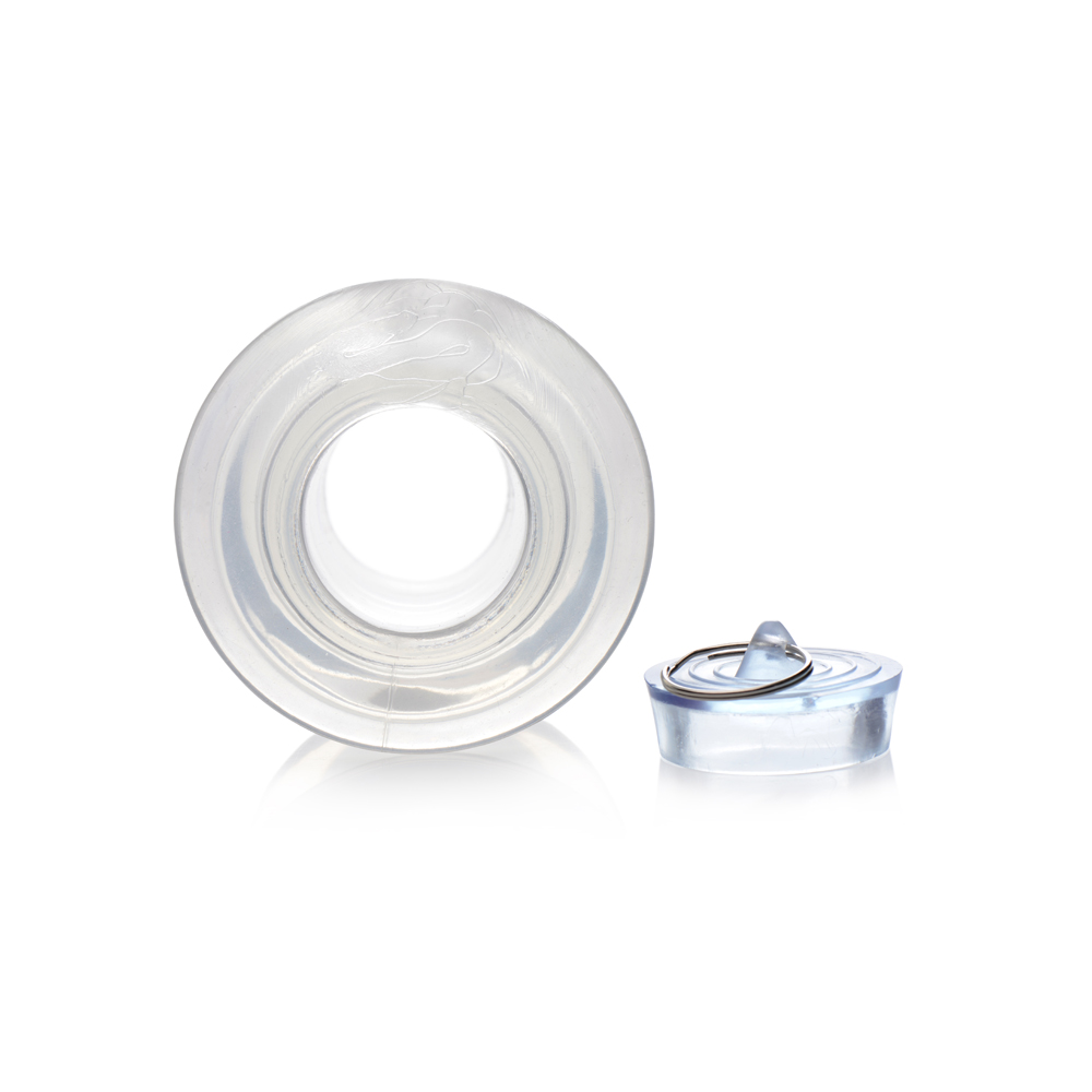 Master Series Ass Bung Clear Hollow Anal Dilator With Plug Large 3 Master Series Ass Bung Clear Hollow Anal Dilator With Plug Large - Image 3