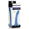 Strap U G-Tastic 7'' Metallic Silicone Dildo Blue