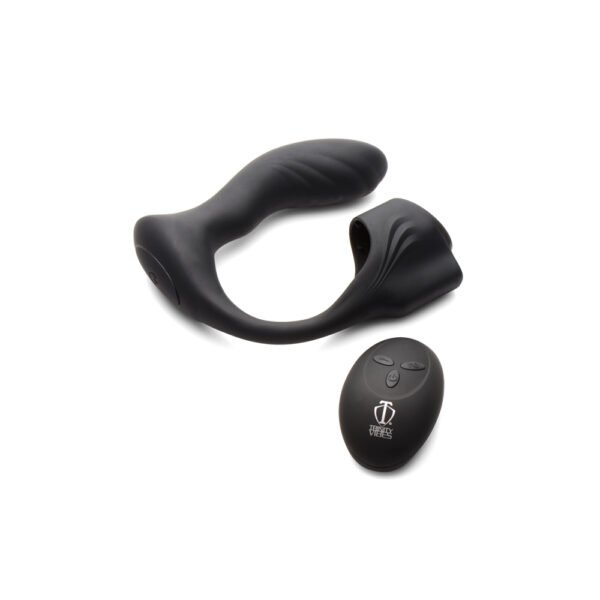 Trinity Men 7X Silicone Prostate Plug W/ Ball Stretcher & Remote - Image 2