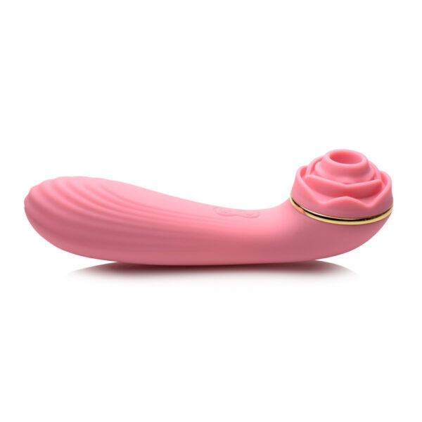 Inmi Bloomgasm Passion Petals 10X Silicone Suction Rose Vibrator Pink - Image 2
