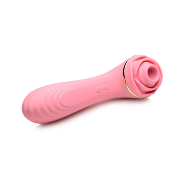 Inmi Bloomgasm Passion Petals 10X Silicone Suction Rose Vibrator Pink - Image 3