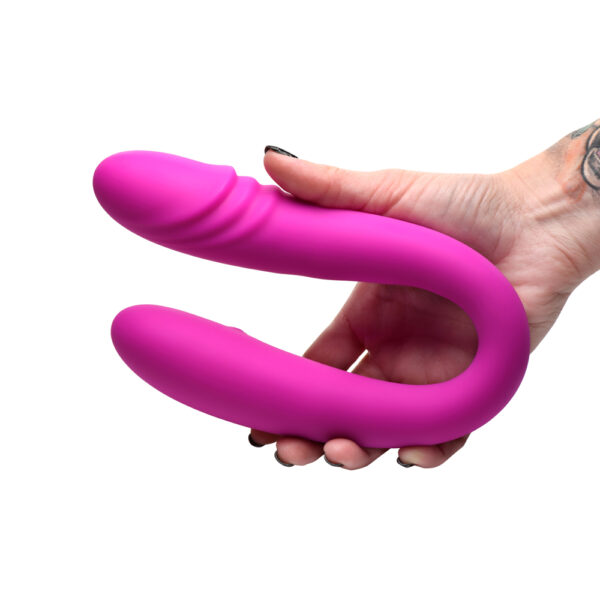 Inmi 7X Double Team Silicone Double Dildo W/ Remote - Image 3