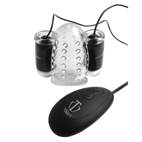 Trinity Men 20X Dual Vibrating Cock Teaser - Image 2