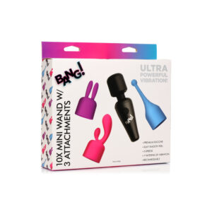 Bang! 10X Mini Wand W/ 3 Attachments