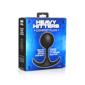 Heavy Hitters Comfort Plugs Premium Silicone 4.7'' Weighted Round Plug
