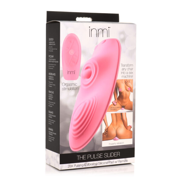 Inmi The Pulse Slider Pulsing & Vibrating Silicone Pad W/ Remote