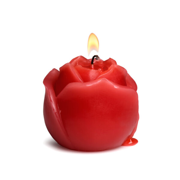 Master Series Flaming Rose Drip Candle - Image 3