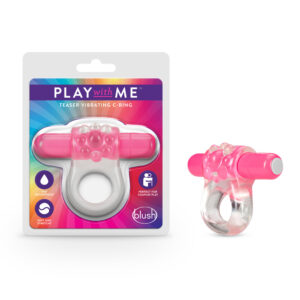 Play With Me Teaser Vibrating C-Ring Pink