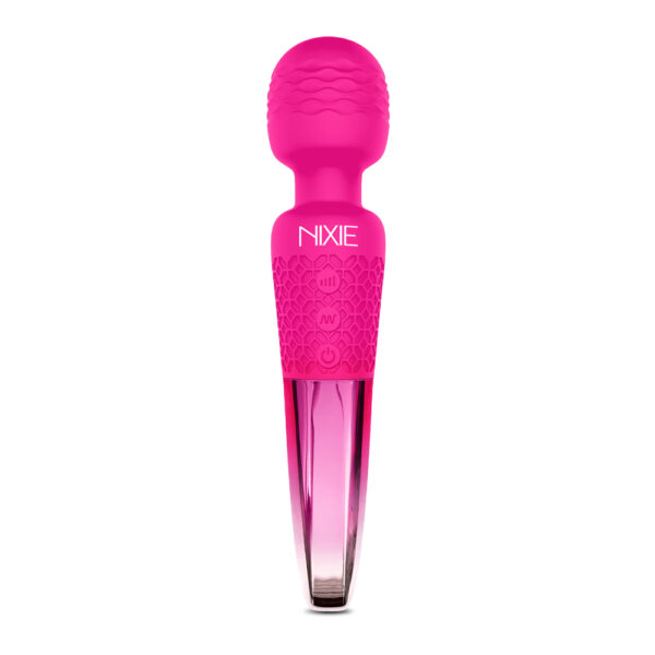 Nixie Rechargeable Wand Massager Pink Ombre - Image 2