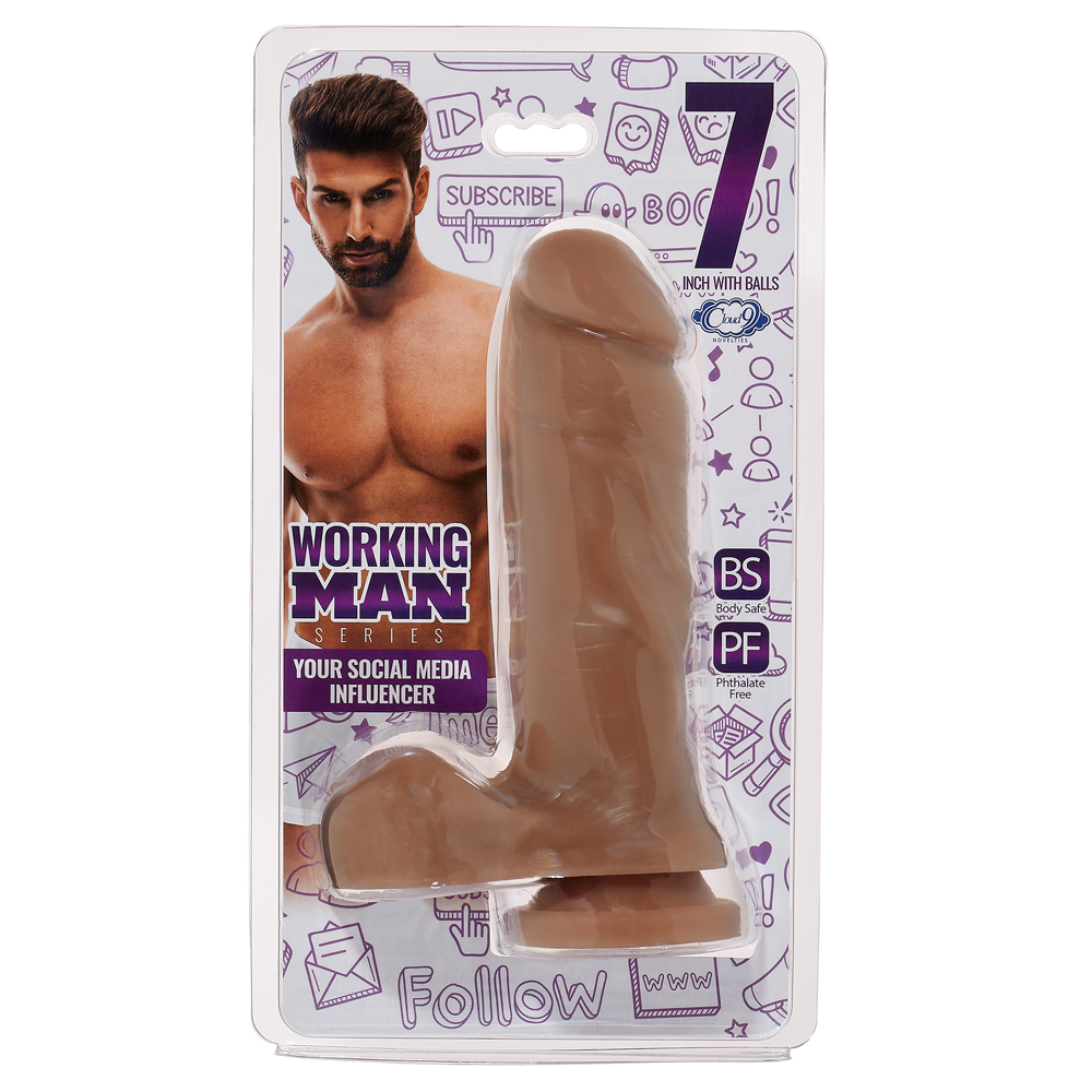 Working Man 7" Thick W/Balls Your Social Media Influencer 1 Working Man 7" Thick W/Balls Your Social Media Influencer