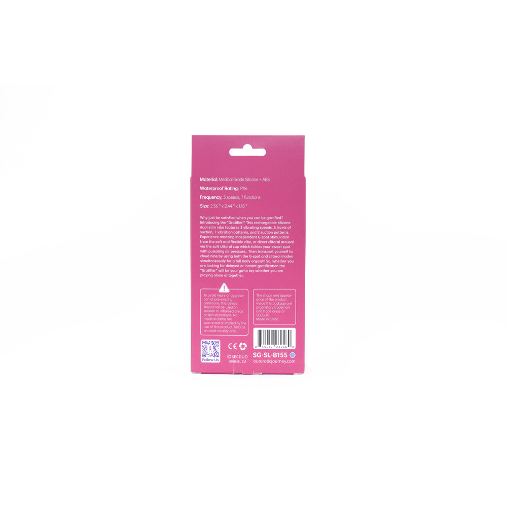 Sublime Gratifier G-Spot Vibe With Air Suction Pink 3 Sublime Gratifier G-Spot Vibe With Air Suction Pink - Image 3