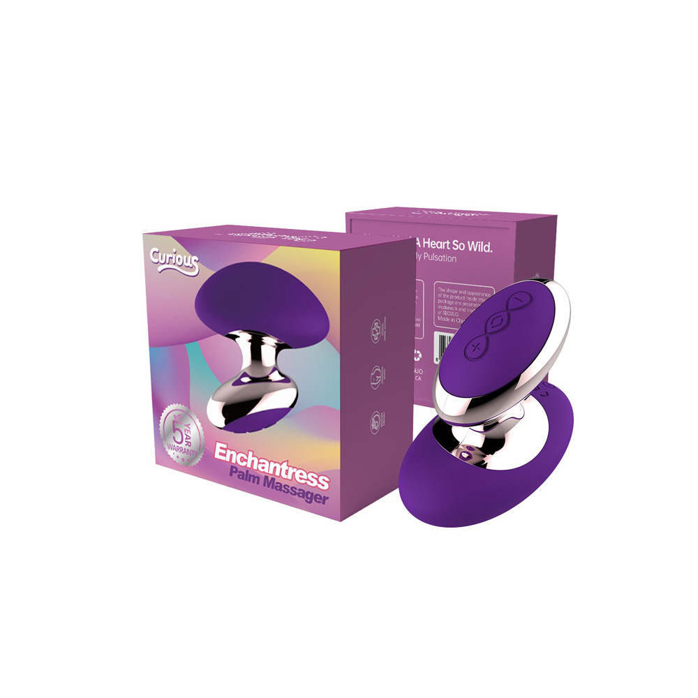 Curious Enchantress External Palm Massager Purple 1 Curious Enchantress External Palm Massager Purple
