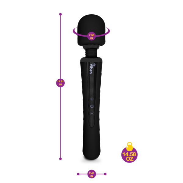 Viben Obsession Wand Massager Black - Image 3