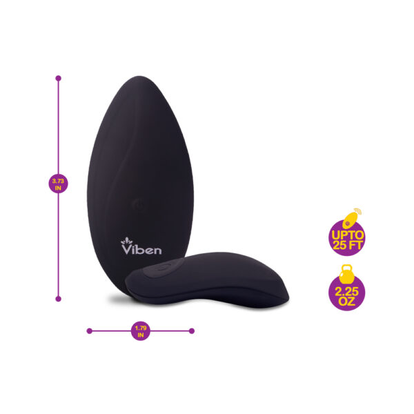 Viben Racy Wearable Panty Vibe Black - Image 3