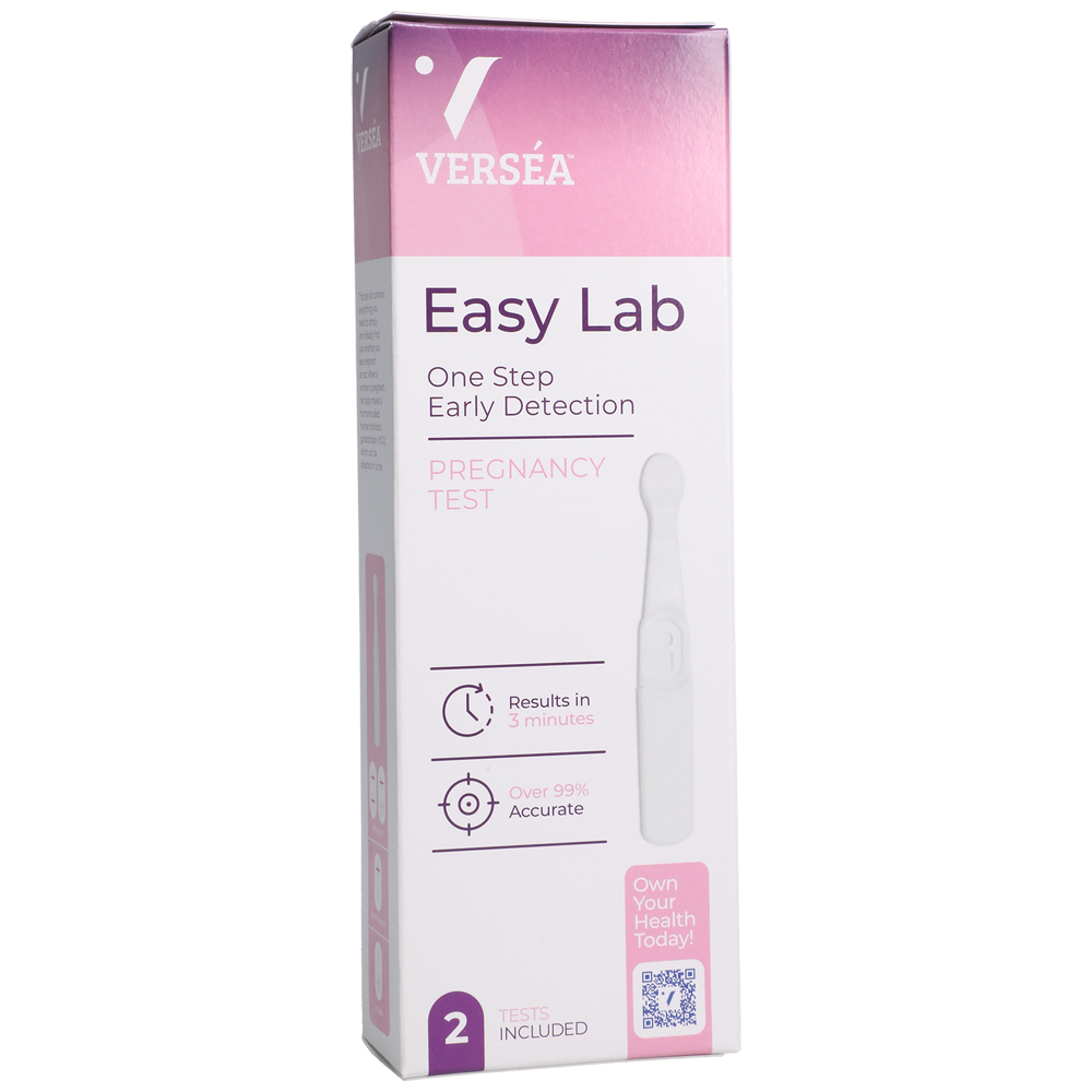Versea Easy Lab Pregnancy Test - 2 Test Pack 1 Versea Easy Lab Pregnancy Test - 2 Test Pack