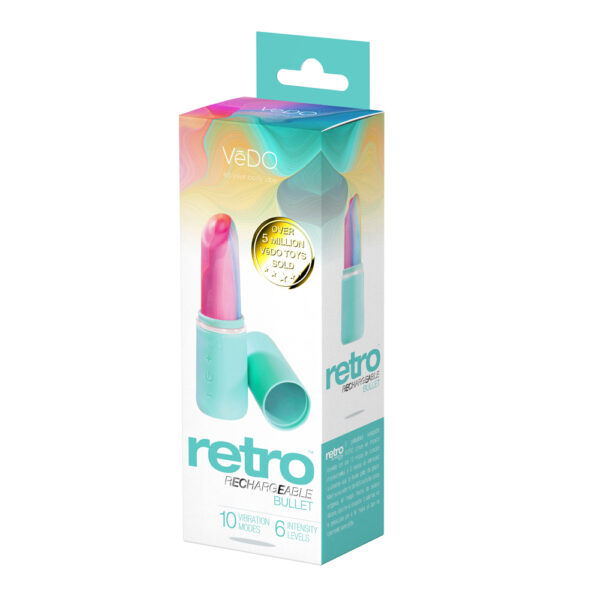 Vedo Retro Rechargeable Bullet Assorted 12 Pc Display - Image 2