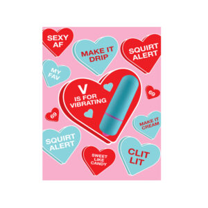 Vibe Hearts NaughtyVibes Greeting Card