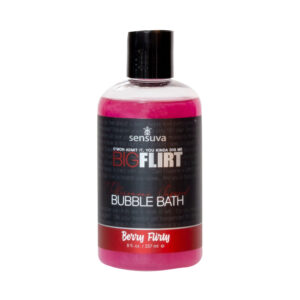 Big Flirt Pheromone Bubble Bath Berry Flirty 8 oz. Bottle