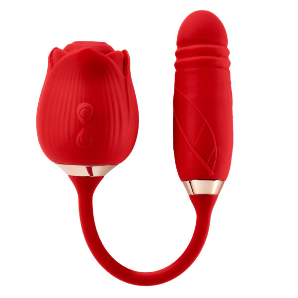 Cloud 9 Health & Wellness Rose Plus W/ Thrusting Pleasure Stem - Image 2
