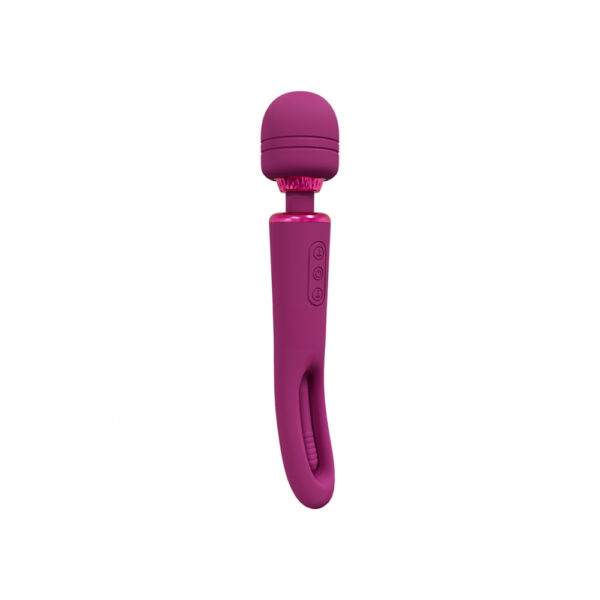 Vive Kiku Double Wand With G-Spot Flapping Pink - Image 2