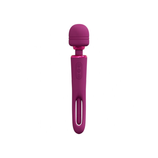 Vive Kiku Double Wand With G-Spot Flapping Pink - Image 3