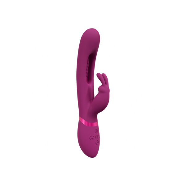 Vive Mika Triple Rabbit With G-Spot Flapping Pink - Image 2