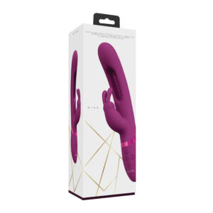 Vive Mika Triple Rabbit With G-Spot Flapping Pink