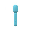 Bella 10 Speed Vibrating Mini-Wand Silicon Rechargeable Waterproof Blue - Image 2
