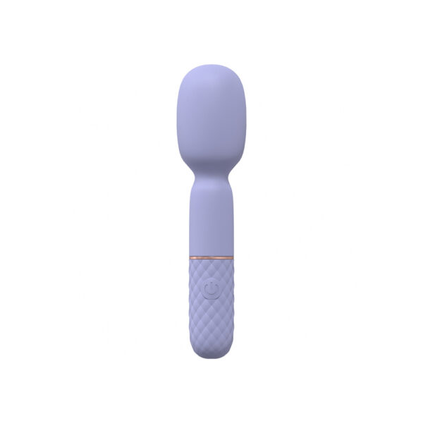 Bella 10 Speed Vibrating Mini-Wand Silicone Rechargeable Waterproof Lavender - Image 2